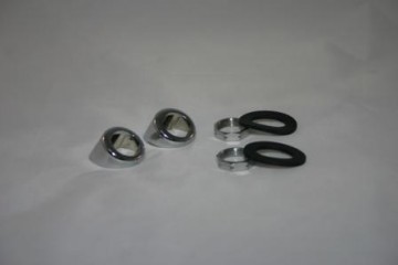 chroom bus en moer voor ruitenwisser