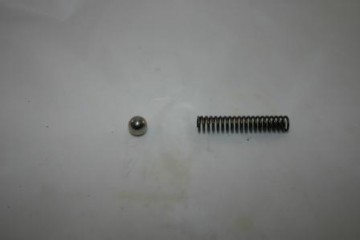 oliedruk-veer met kogel