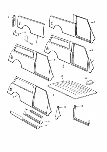 zijpaneel van,estate,pick-up
